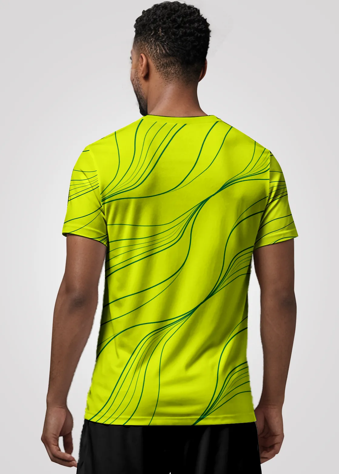 Camisa de Treino Unissex em Aeroflex - Amarelo