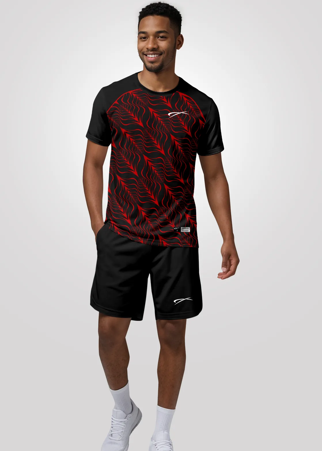 Camisa de Treino Unissex em Aeroflex - Preto