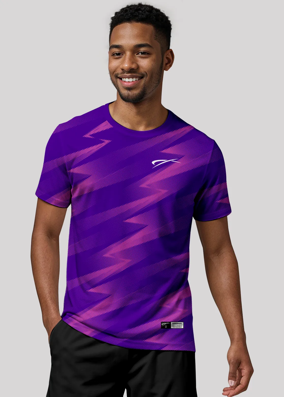 Camiseta Aeroflex Dry Fit Masculina Treino Proteção UV Motion Glide