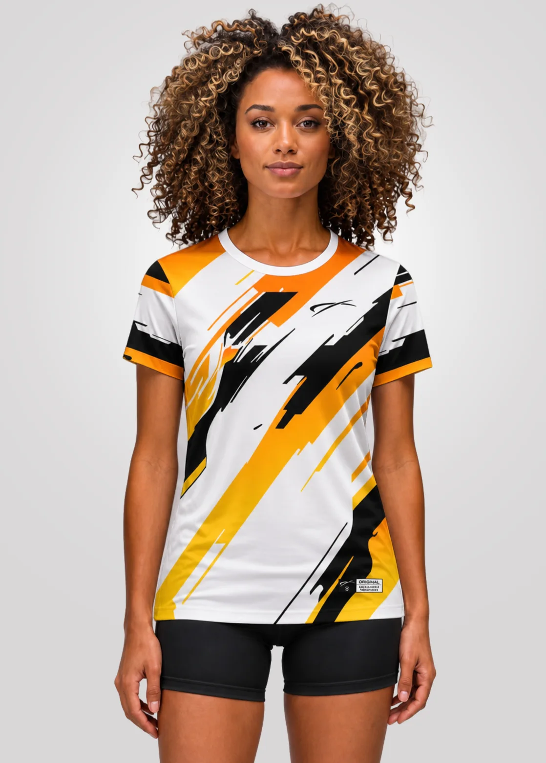 Camiseta Aeroflex Dry Fit Feminina Treino Proteção UV Velocity Blaze - Branco