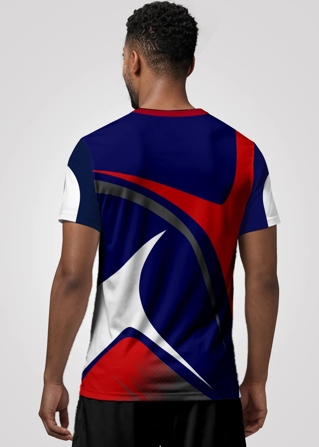 Camisa de Treino Unissex em Aeroflex - Azul escuro