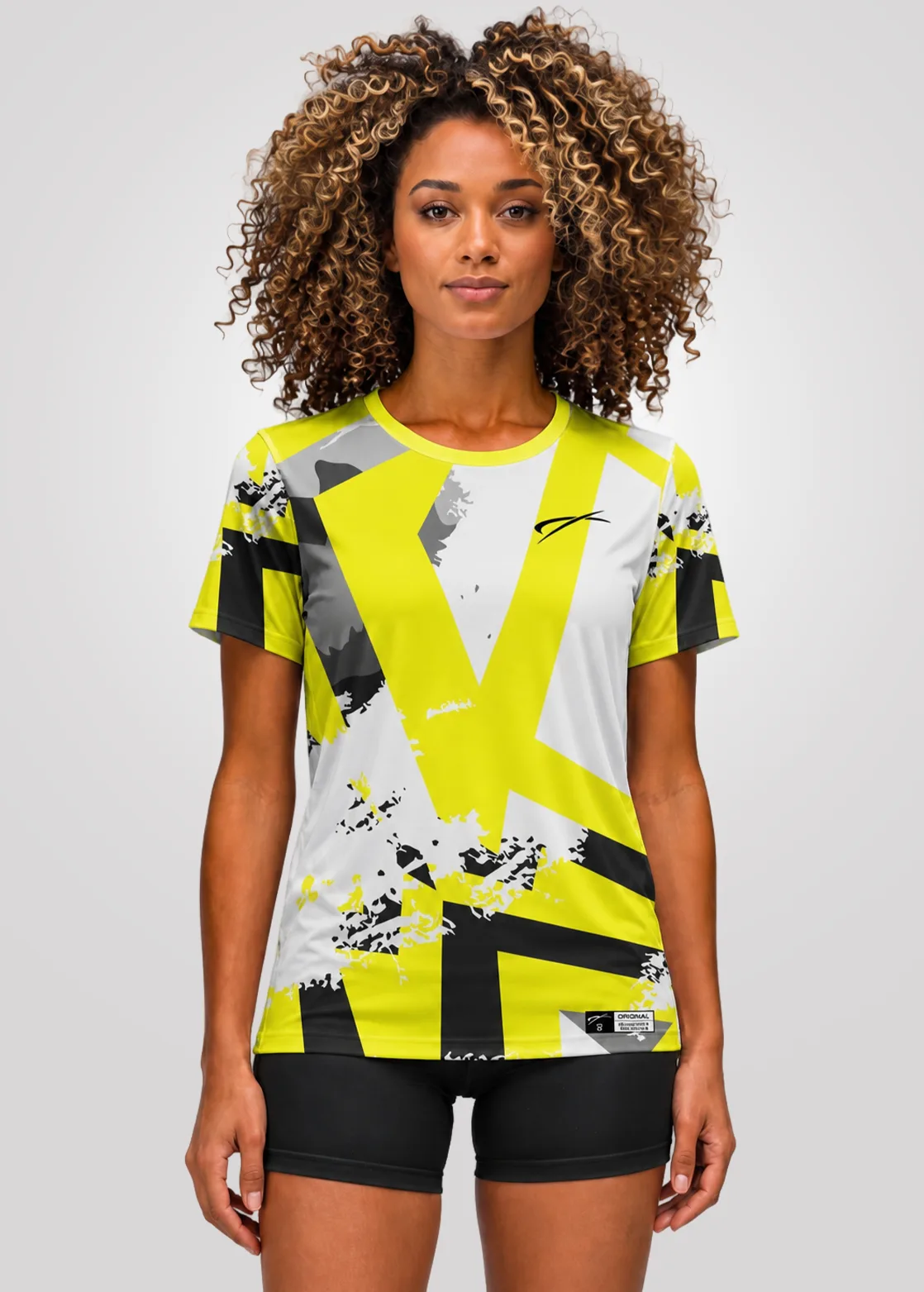 Camiseta Aeroflex Dry Fit Feminina Treino Proteção UV Storm Voltage - Branco