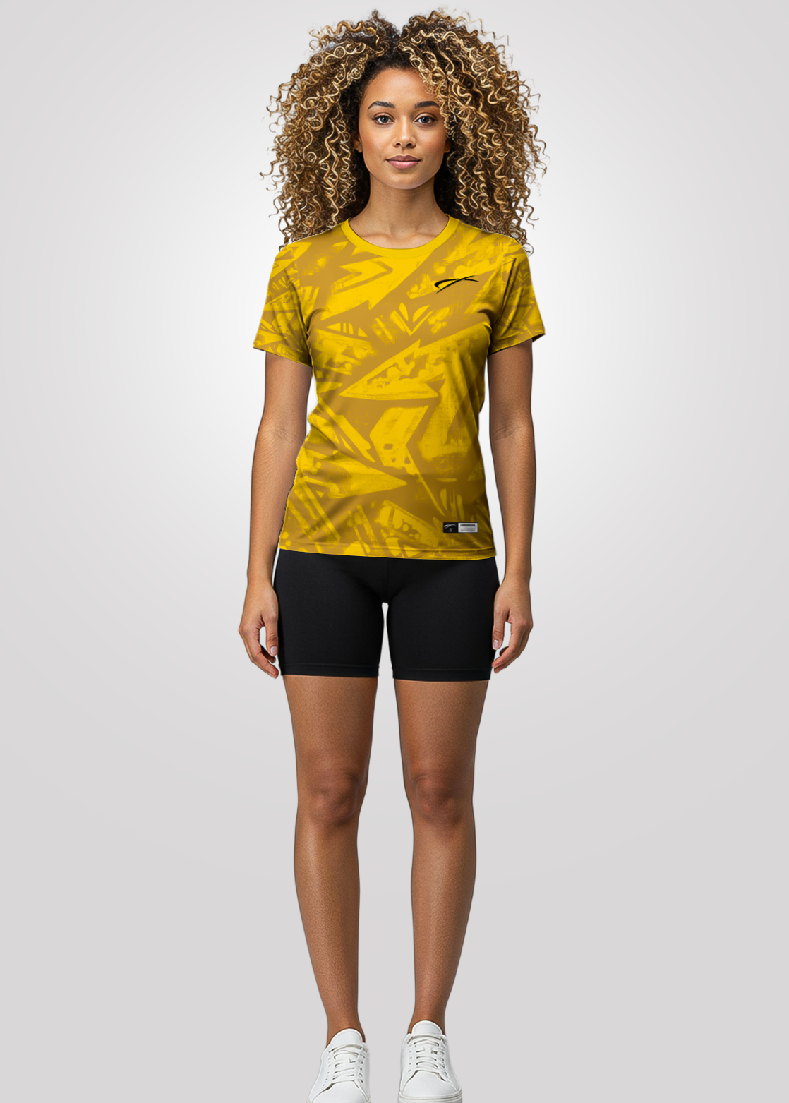 Camisa de Treino Unissex em Aeroflex - Amarelo