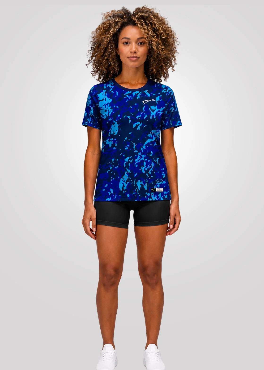 Camiseta Aeroflex Dry Fit Feminino Treino Proteção UV Motion Ocean