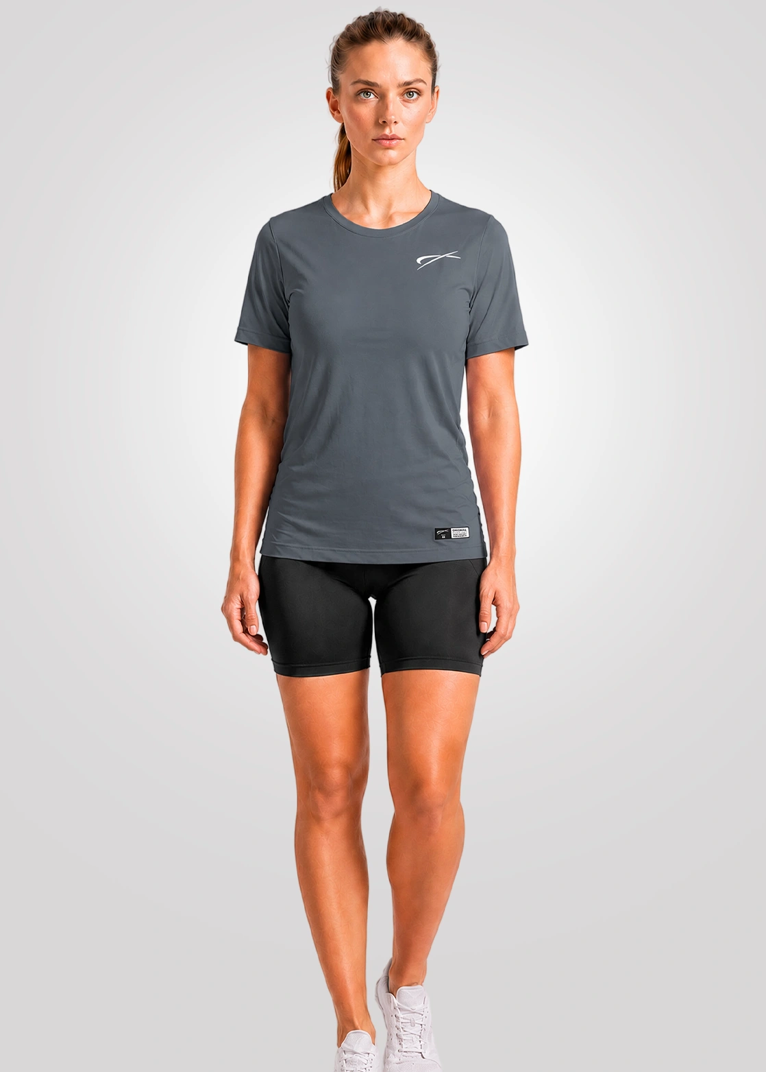 Camiseta Poliamida Furadinha Feminino Treino