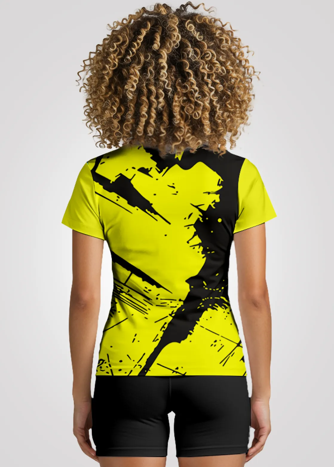 Camisa de Treino Unissex em Aeroflex - Amarelo