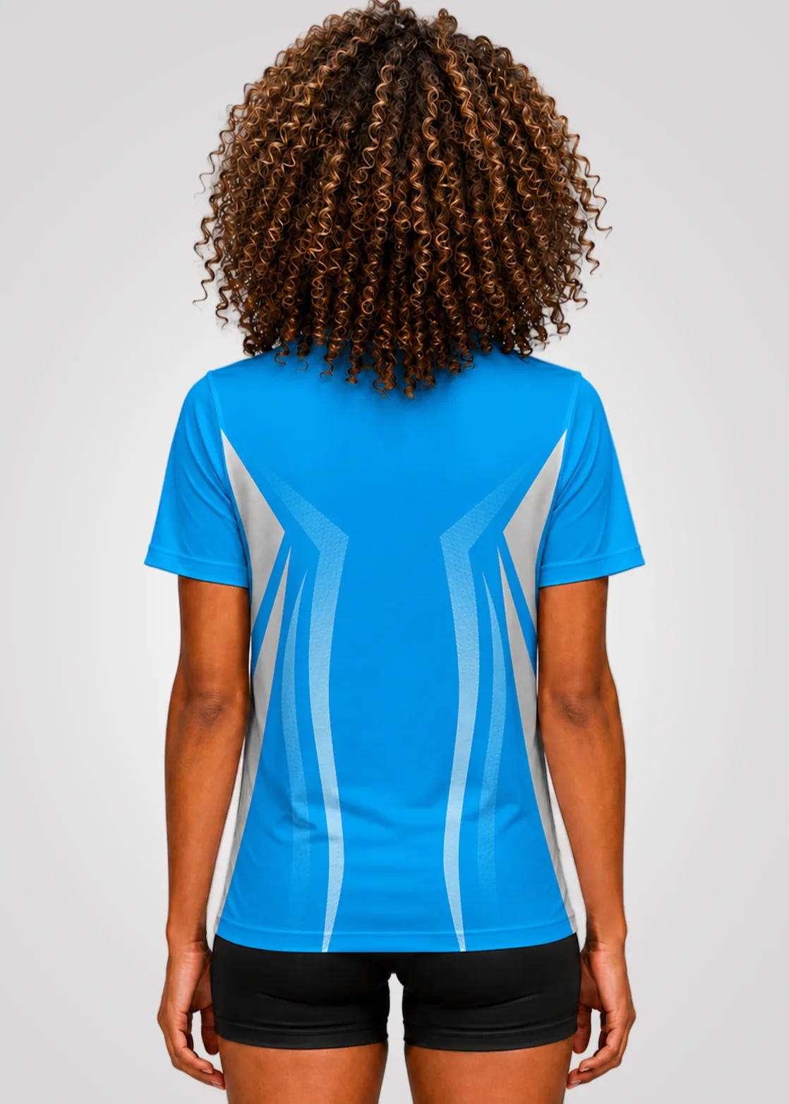 Camiseta Aeroflex Dry Fit Feminina Treino Proteção UV Velocity Stream - Branco