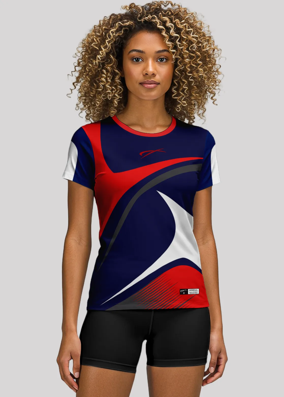 Camisa de Treino Unissex em Aeroflex - Azul escuro