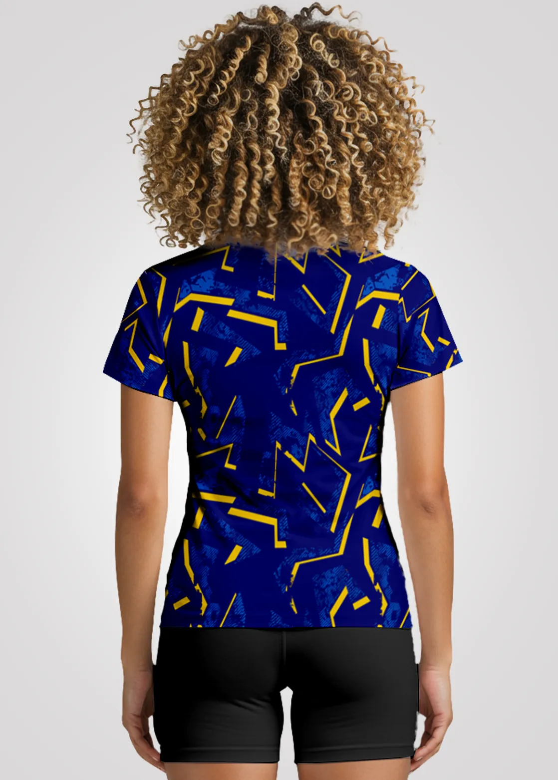Camisa de Treino Unissex em Aeroflex - Azul escuro