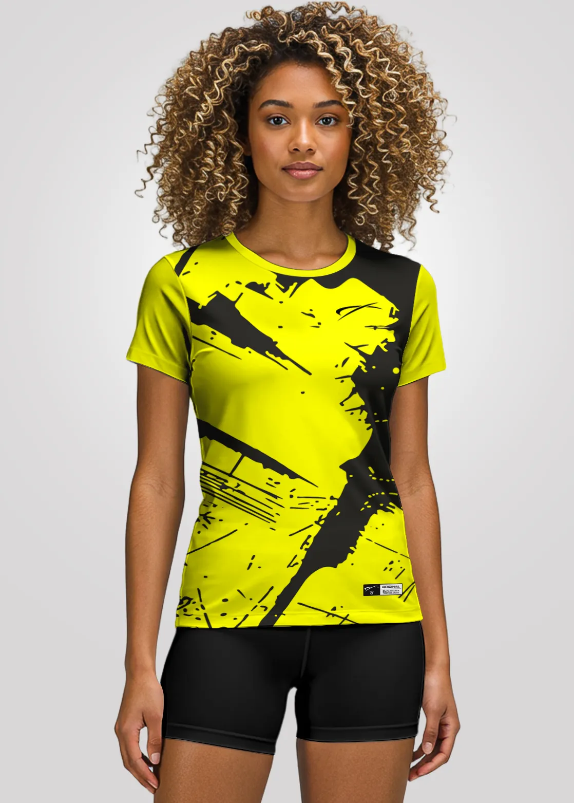 Camisa de Treino Unissex em Aeroflex - Amarelo