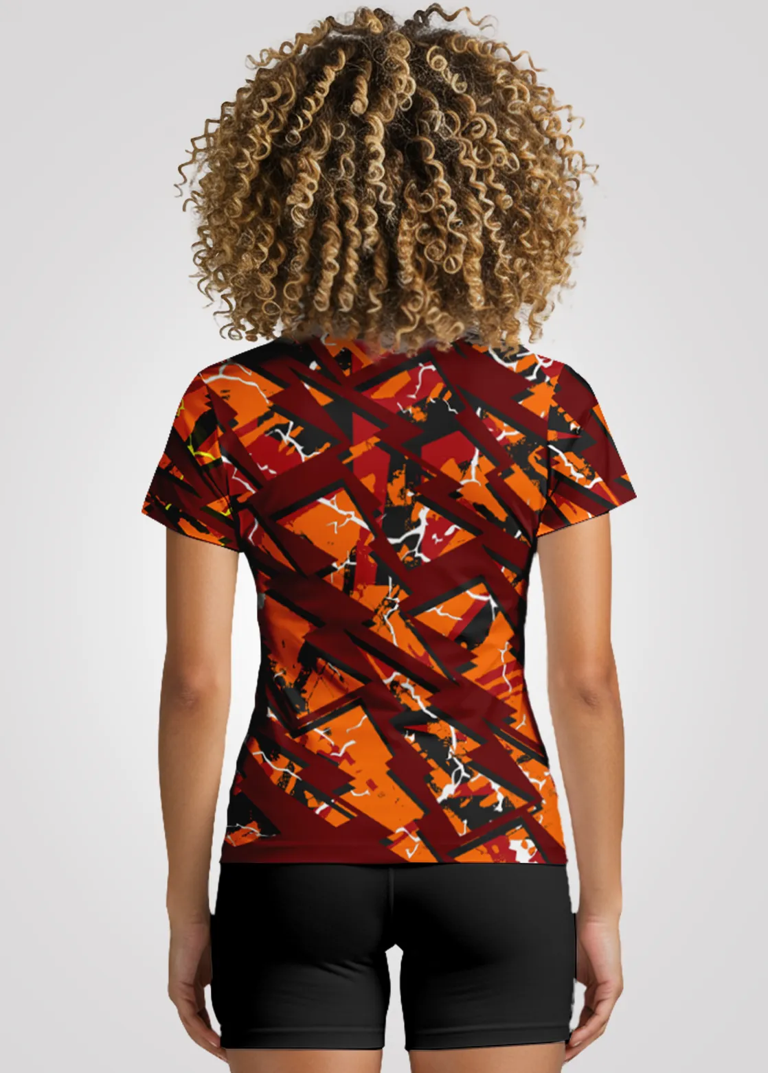 Camisa de Treino Unissex em Aeroflex - Laranja