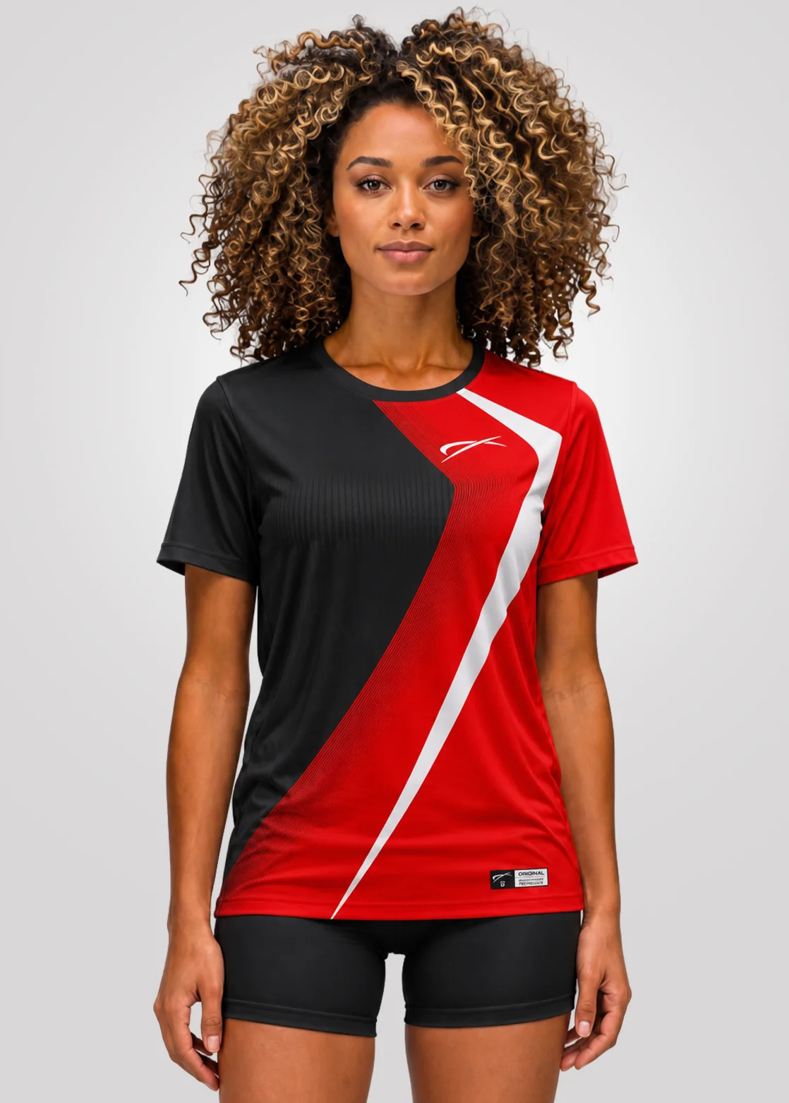 Camiseta Aeroflex Dry Fit Feminina Treino Proteção UV Velocity Slash - Branco