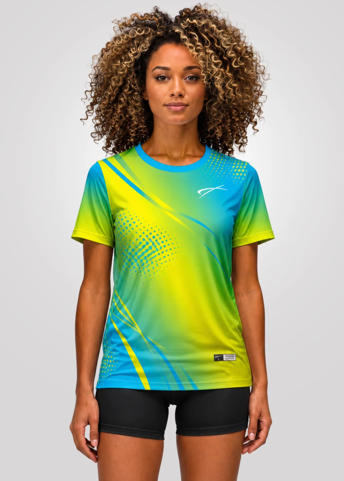 Camiseta Aeroflex Dry Fit Feminino Treino Proteção UV Motion Breeze - Branco